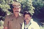 With Captain Raju